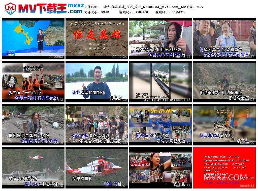 王永龙-你是英雄_国语_流行_MED00983